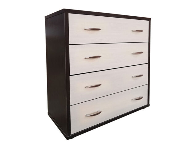 Comoda Torino cu sertare Wenge / Brad, 85 x 89 x 42 cm