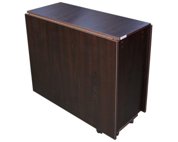 Masa plianta Mini wenge, 170 x 77 x 80 cm